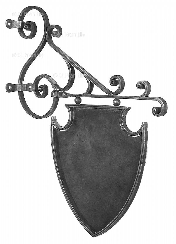 Hanging Bracket,House Signs,Wrought Iron,Somerset