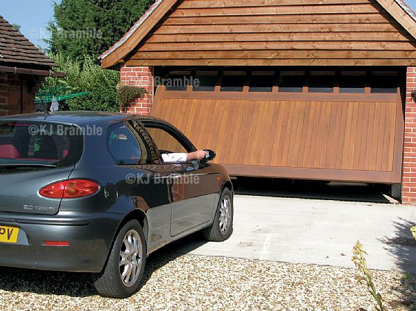 Wooden Garage Door,Electric, Somerset