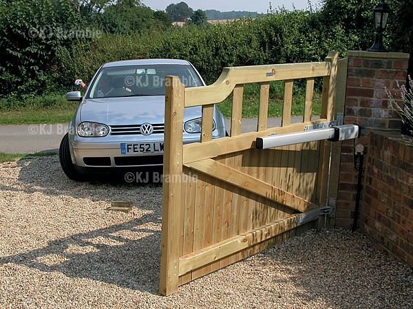 Wooden Gates,Above ground automation, Somerset