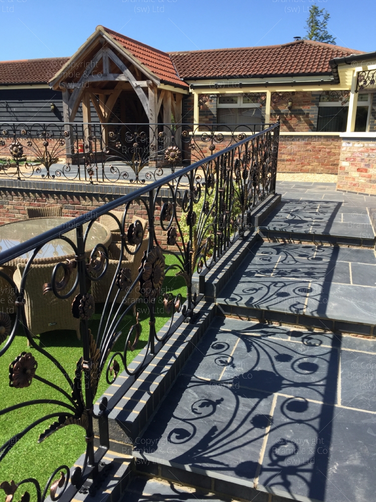 Patio Railings in Weston Super-mare, Somerset