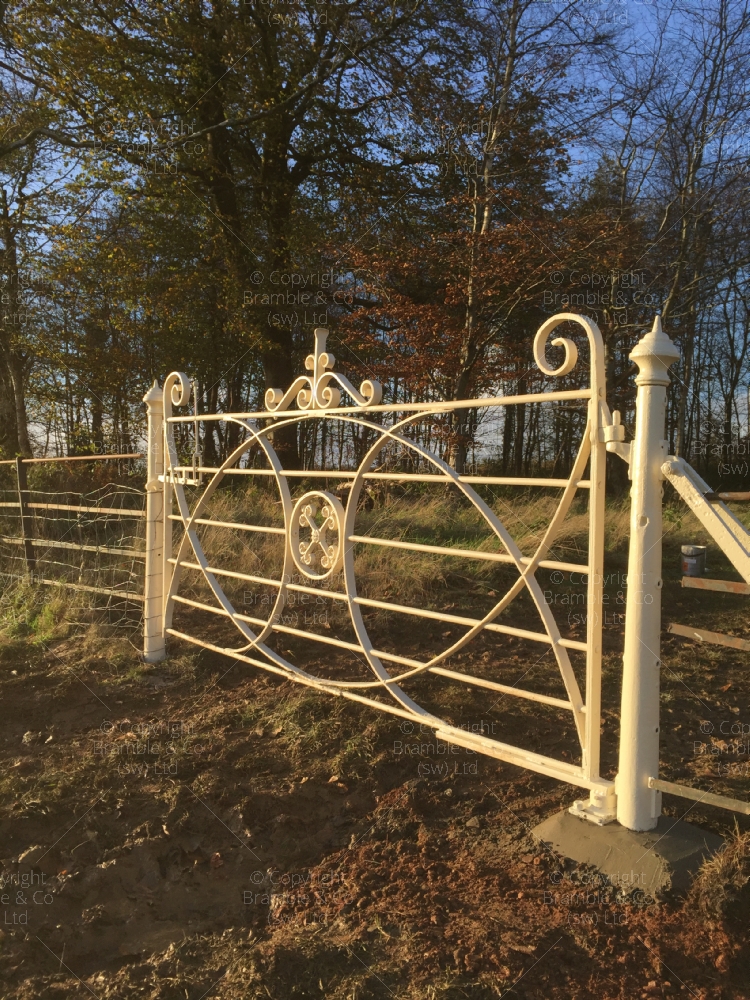 Old Iron Estate Field Gate, Somerset
