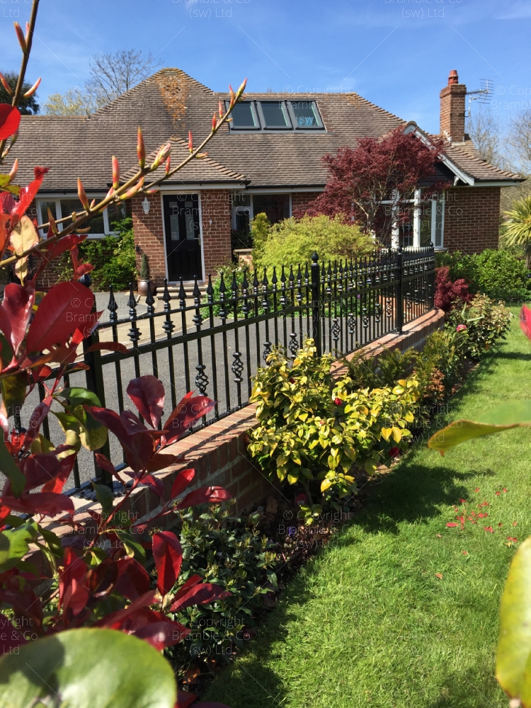 Iron Railings. Sidmouth Devon