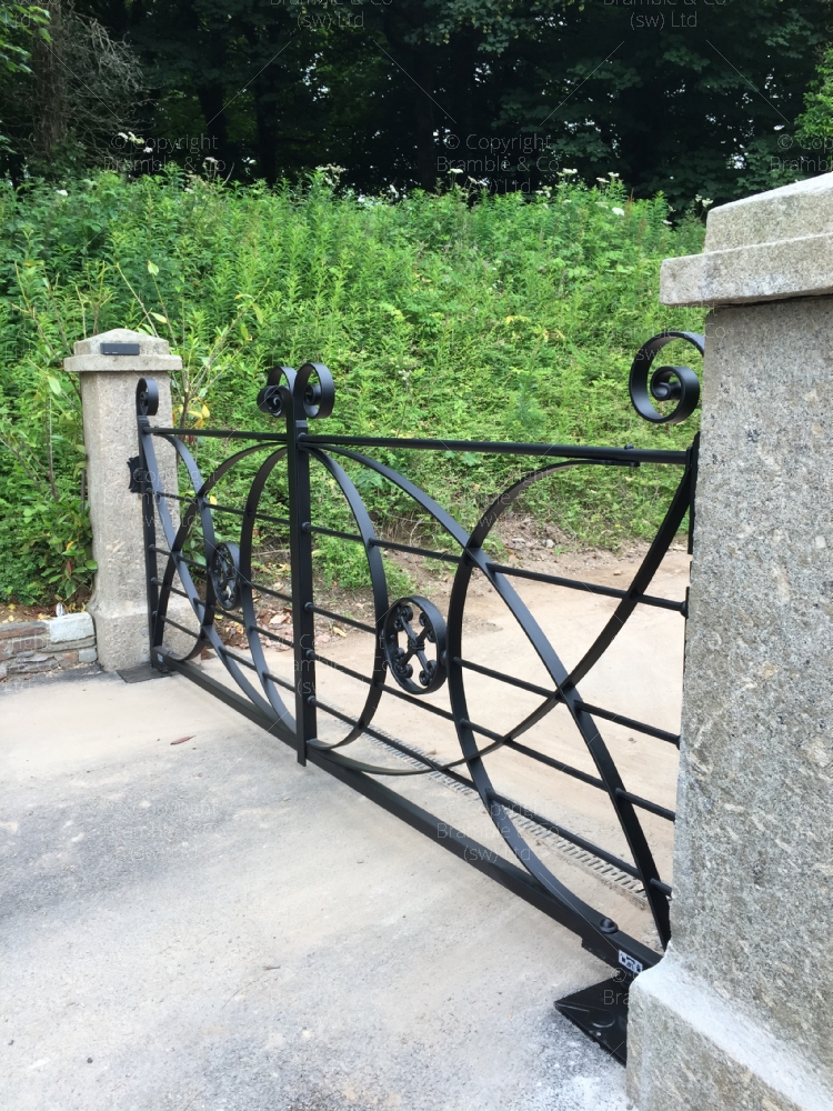 Traditional Wrought Iron Estate Gates, Devon and Somerset